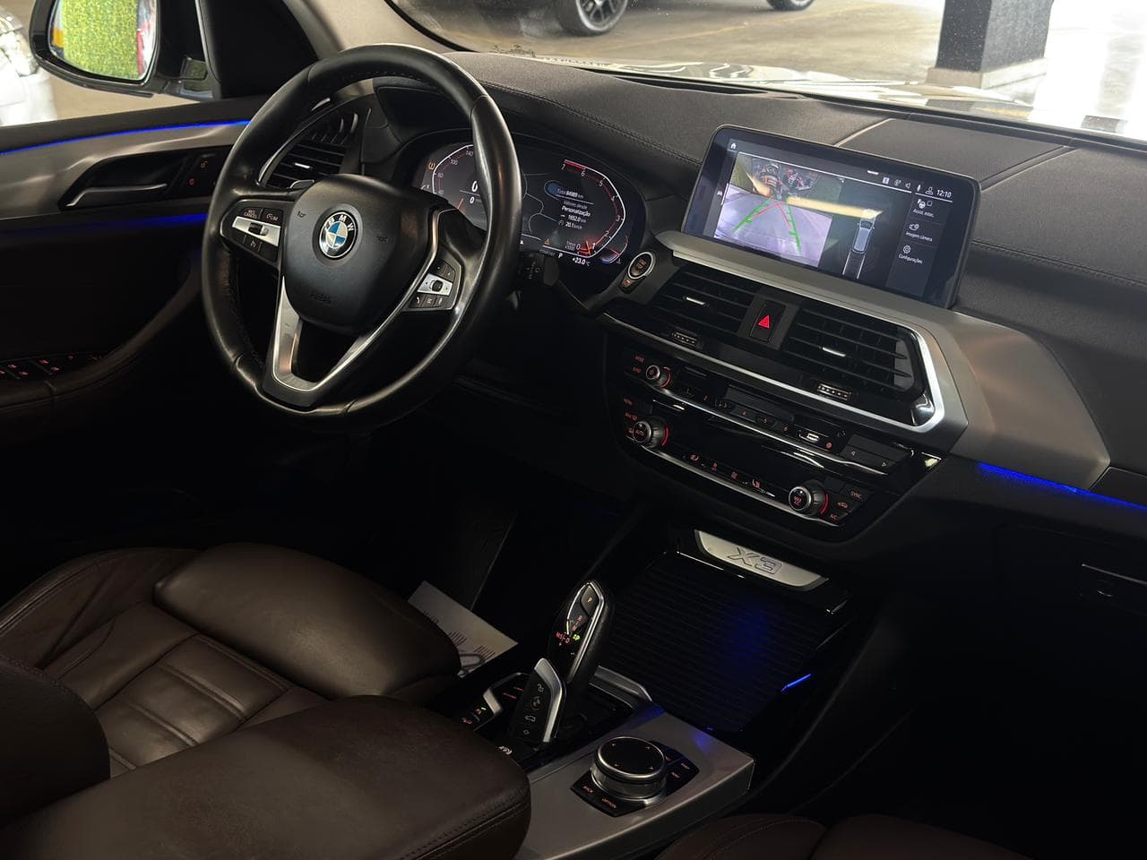Ângulo do interior da BMW X3